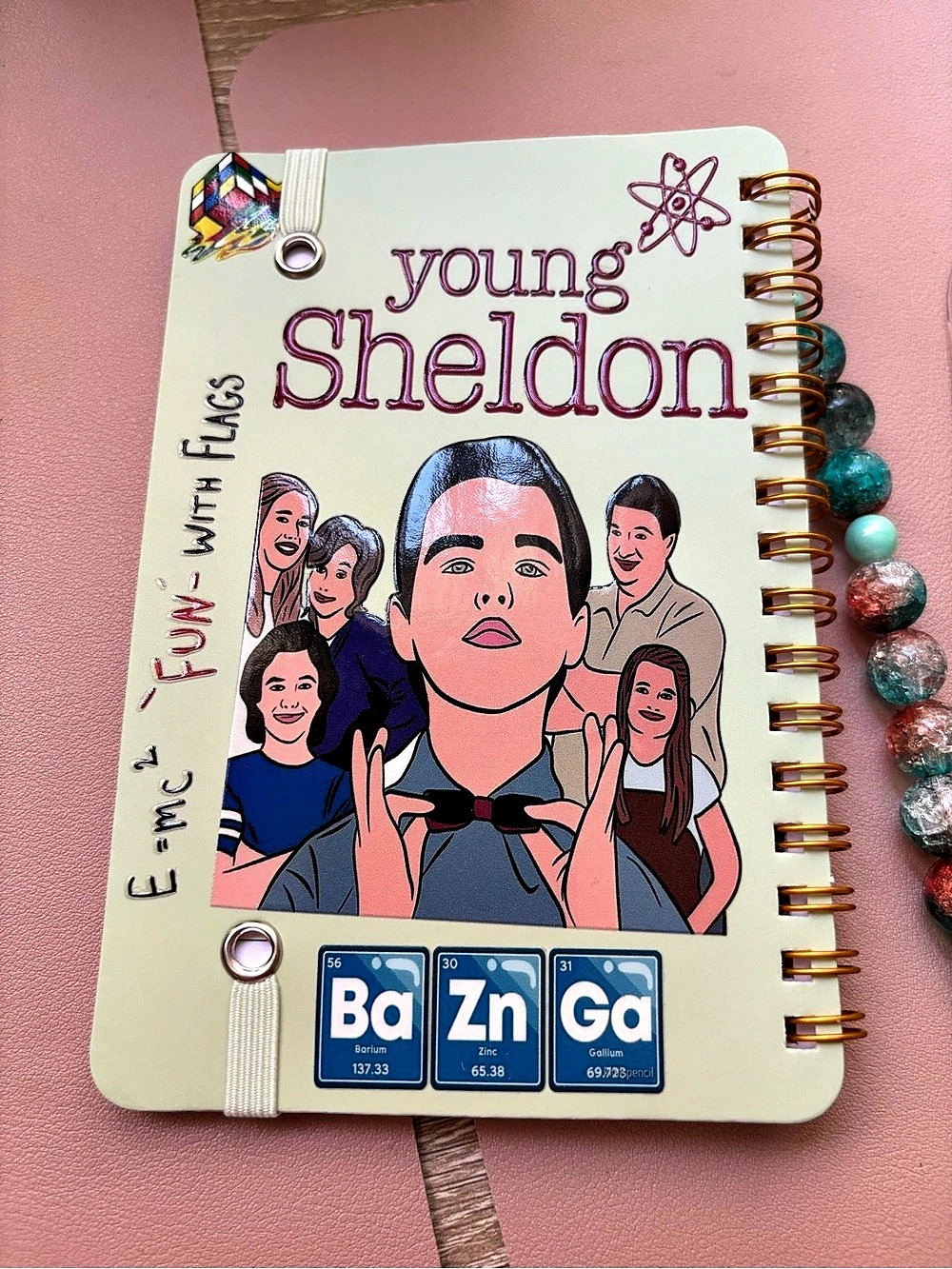 Science comedy tv show fandom vibes handcrafted bundle 🧡🔭🔬 - Picture 4 of 6